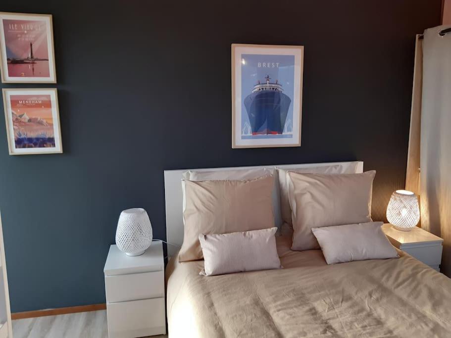 Logement 80 M2 Avec Terrasses Entre Les Deux Abers Landéda Exteriér fotografie