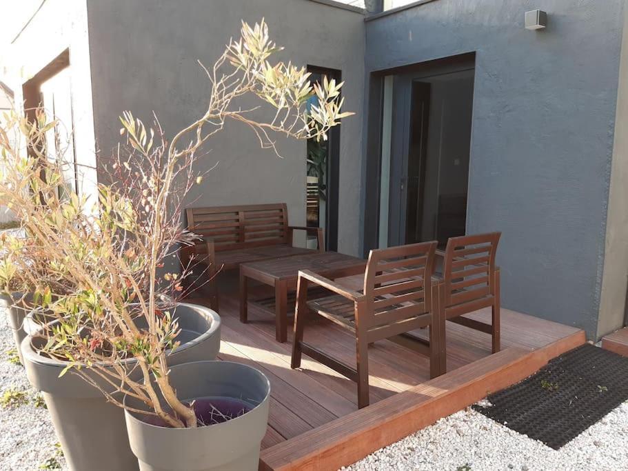 Logement 80 M2 Avec Terrasses Entre Les Deux Abers Landéda Exteriér fotografie